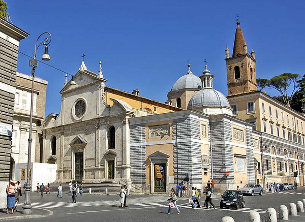 City Break ROME Italy Basilica of Santa Maria del Popolo